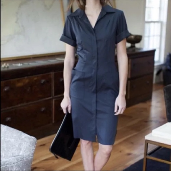 EUC Emerson Fry Utility Dress- dark gray, size 6. - Picture 2 of 10
